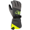 Gants de Motoneige Powerxross Klim gris et jaune