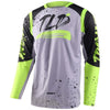 Chandail de Motocross GP Pro Partical Troy Lee Designs gris et noir, de face