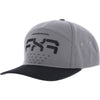 Casquette Vapor Gris/Noir incliné de face