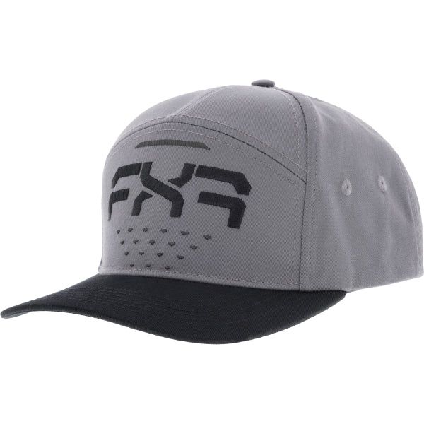 Casquette Vapor Gris/Noir incliné de face