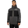 Manteau Vapor Pro Tri-Laminate FXR noir et gris, de face