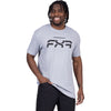 T-Shirt Vapor Premium FXR gris et noir, de face