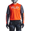 Chandail de Motocross Scout GP Recon Troy Lee Designs gris et orange, de face