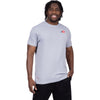 T-Shirt Podium Pro Premium FXR gris et rouge, de face