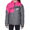 Manteau de Motoneige Instinct Junior Klim gris et rose