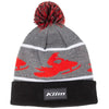 Tuque Bomber Klim gris et rouge