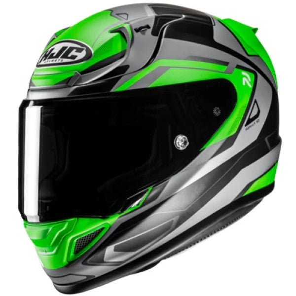 Casque Intégral de Moto RPHA 12 Brels HJC gris et vert