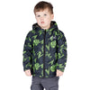 Manteau Ride Reversible Enfant FXR gris et vert, côté vert de face