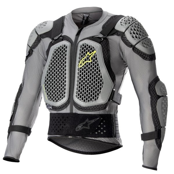 Chandail de Protection de Motocross Bionic Action V2 Alpinestars gris, de face