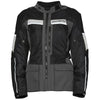 Manteau Imperméable de Moto Dakar 4 Femme Olympia Motosports gris foncé