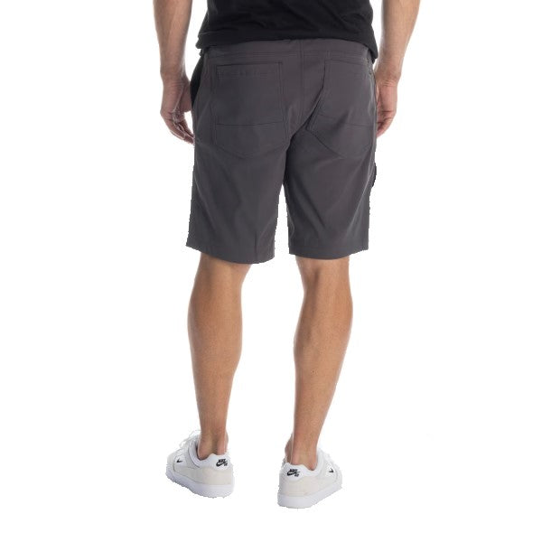 Shorts Baird Klim gris foncé, de dos
