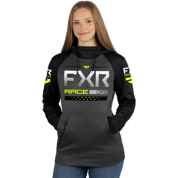 Coton Ouaté Race Division Tech FXR FXR gris et jaune, femme