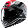 Casque Intégral de Moto RPHA 71 Pinna HJC gris et rouge