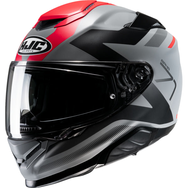 Casque Intégral de Moto RPHA 71 Pinna HJC gris et rouge