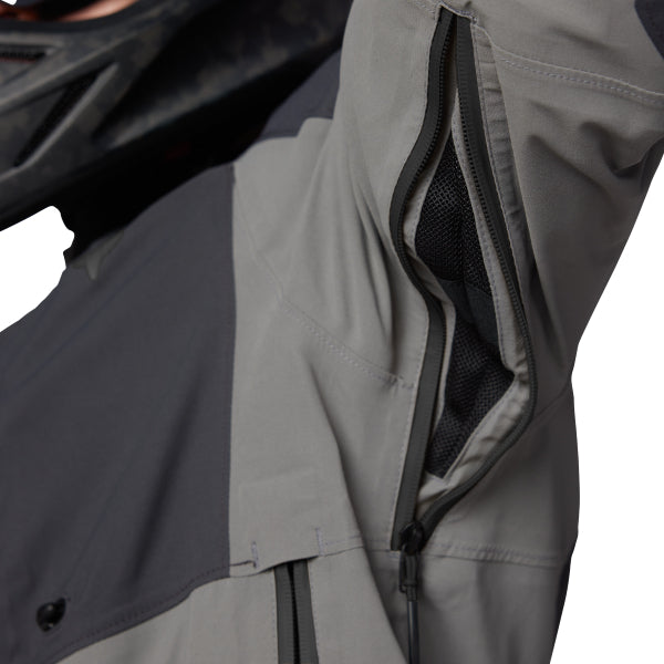 Manteau de Moto Ranger ADV Fox gris, détail ventilation