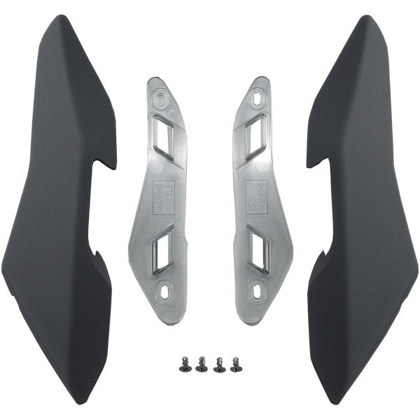 Ensemble d'Évents Supérieurs GT-Air II Noir Mat de face