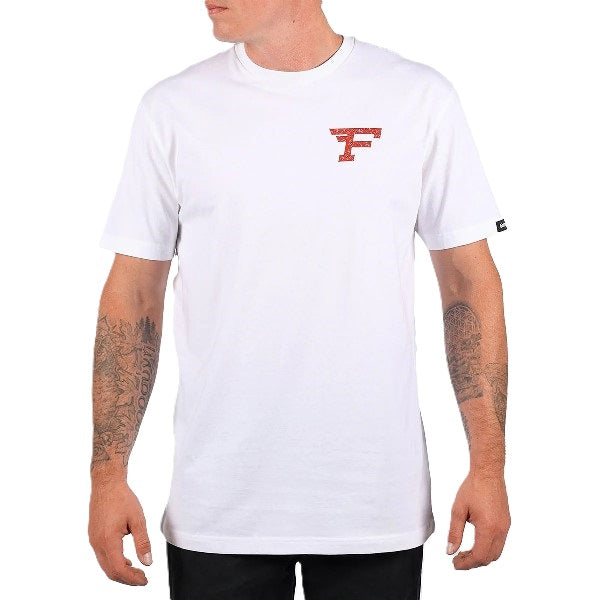T-Shirt Arthur/Fasthouse/blanc de face