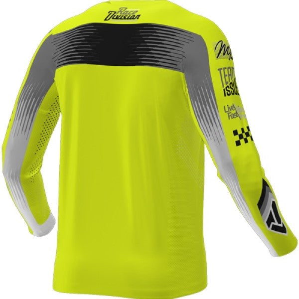 Chandail de Motocross Podium Junior  Jaune, de dos