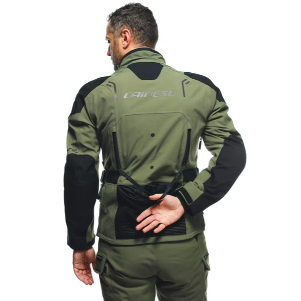 Manteau de Moto Dainese Hekla Pro Vert Modèle Dos