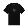 T-shirt Fox Head 195 Original/Fox/noir, vert, de face