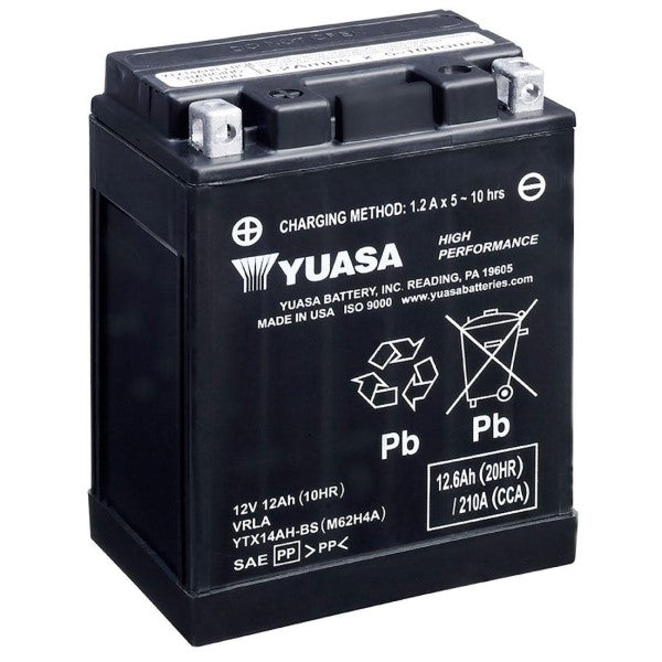 Batterie AGM Haute Performance Yuasa YTX14AH-BS