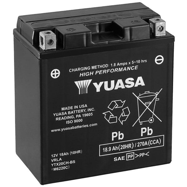 Batterie AGM Haute Performance Yuasa YTX20CH-BS