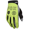 Gants de Motocross 180 Flow Fox haute visibilité, dessus