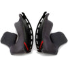 Coussinets de Joues Hornet X2 Noir/Rouge en paire
