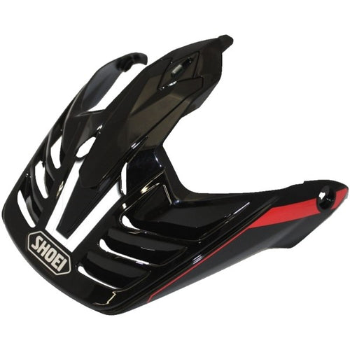 Palette de Casque Aventure Hornet X2 Seeker Noir/Blanc incliné de droite