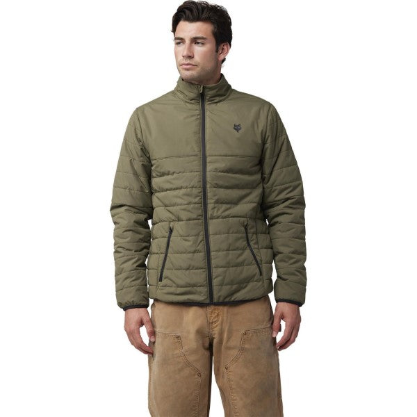 Manteau Howell Puffy/Fox/Olive, de face