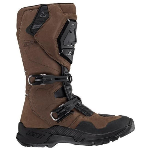 Bottes de Moto Adv Hydradri 7.5 Leatt Brun Droite