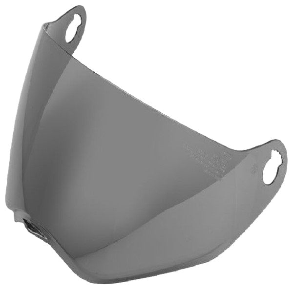 Visière de Moto MX-9 Adventure Fumé Claire incliné de face