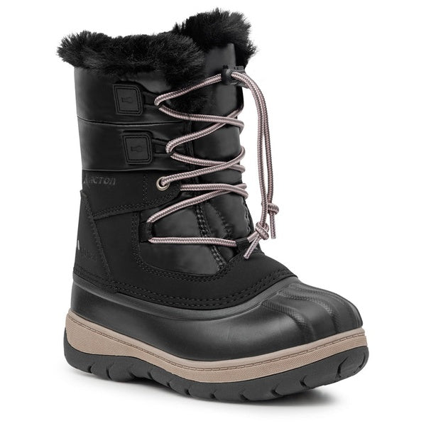 Bottes d’Hiver Lolly avec Feutre Amovible Junior Noir, de côté