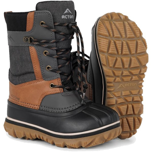 Bottes d’Hiver Electro Junior Noir/Brun en paire