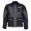 Manteau de Moto Carlsbad Klim Noir/Gris, de face 