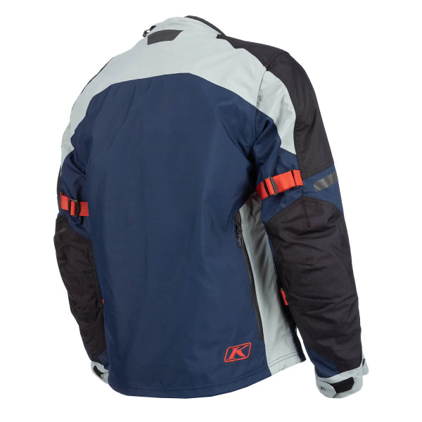 Manteau de Moto Carlsbad Klim Bleu/Rouge, dos