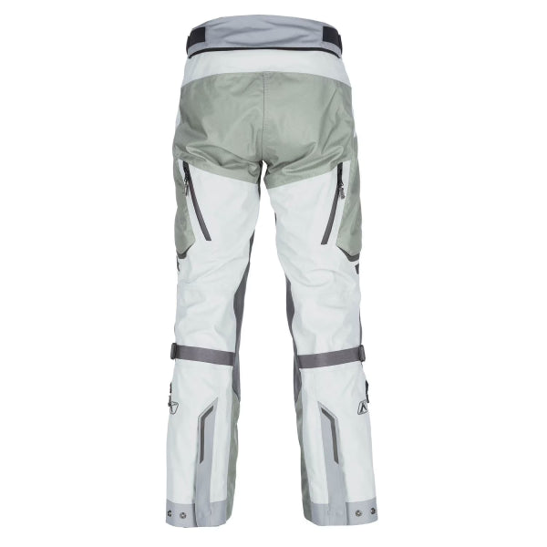 Pantalon de Moto Badlands Pro Klim Blanc/Noir, arrière