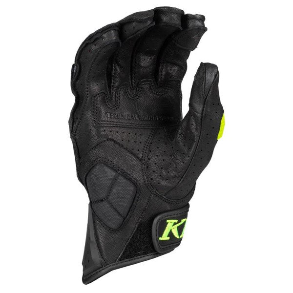 Gants de Moto Badlands Aero Pro Noir/ Haute visibilité, intérieur 