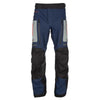 Pantalon de Moto Carlsbad Klim Bleu/Rouge, de face