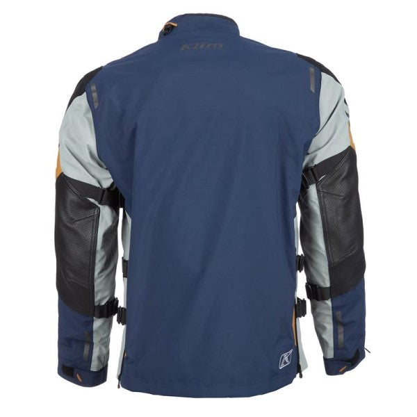 Manteau de Moto Latitude Klim Bleu, dos