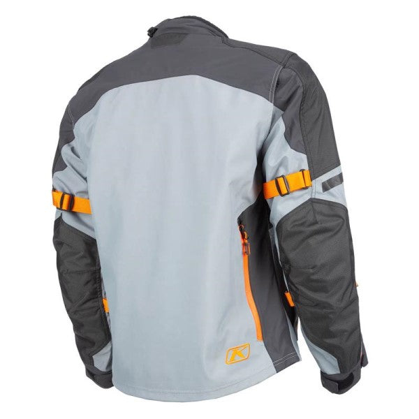Manteau de Moto Carlsbad Klim Gris/Orange, dos