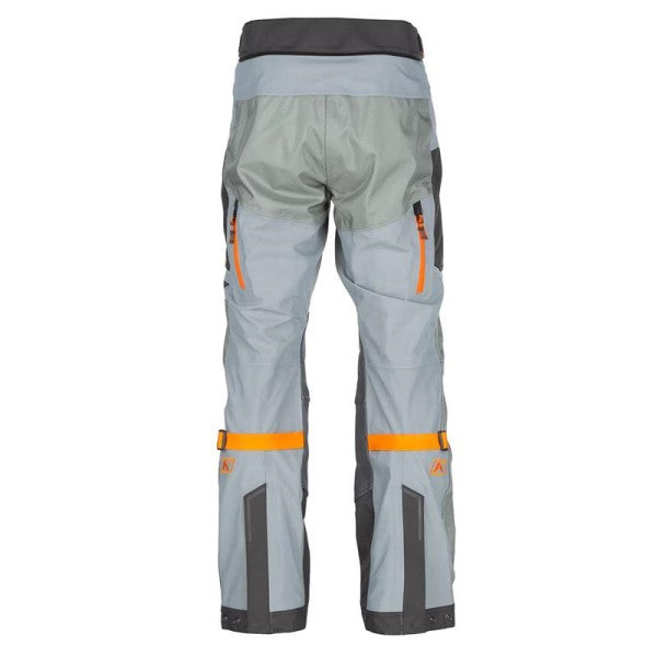 Pantalon de Moto Carlsbad Klim Gris/ orange, dos