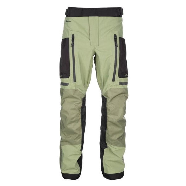 Pantalon de Moto Carlsbad Klim vert olive, de face