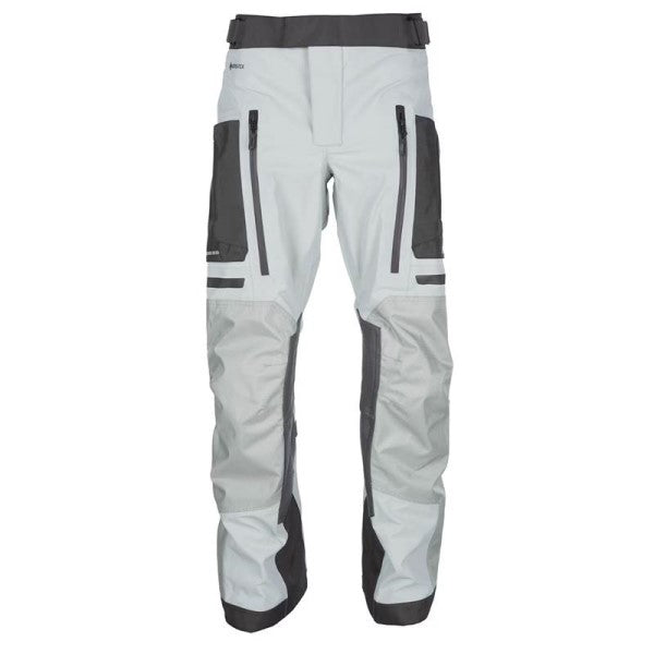Pantalon de Moto Carlsbad Klim Gris clair, de face