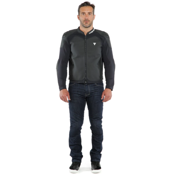 Manteau de Moto Dainese Intrepida Perf. Noir Modèle