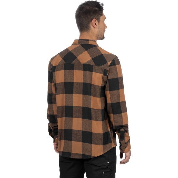 Chemise Flanelle Timber Brun Dos