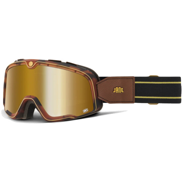Lunette de Motocross Barstow Lentille Miroir 100% noir et brun