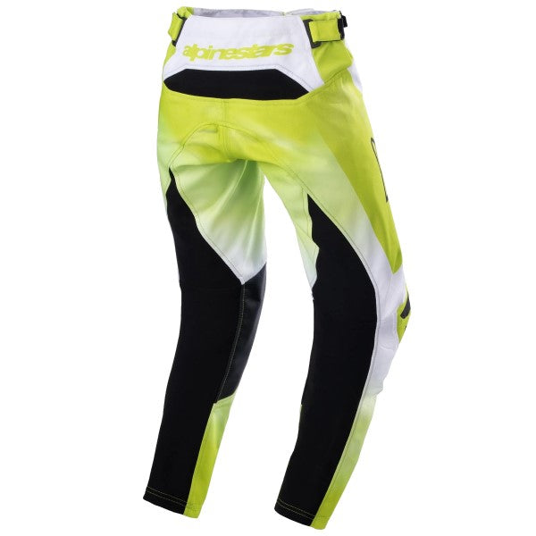 Pantalon de Motocross Racer Push Junior Alpinestars jaune, de dos