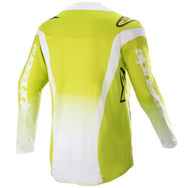 Chandail de Motocross Racer Push Junior Alpinestars jaune, de dos