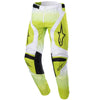 Pantalon de Motocross Racer Push Junior Alpinestars jaune, de face